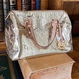 Michael Kors reflective handbag